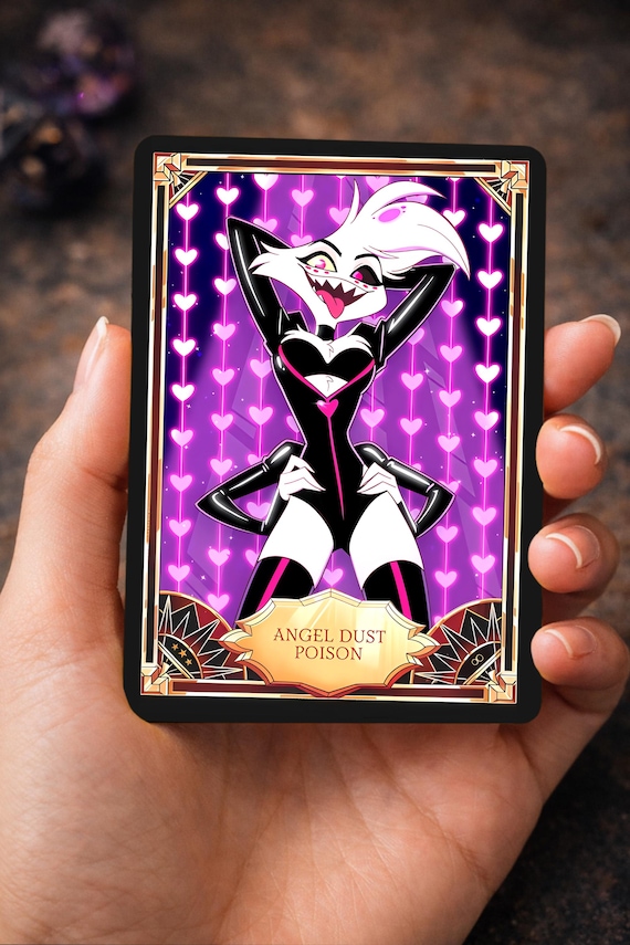 Angel Dust Hazbin Hotel - Card Fanmade - Etsy