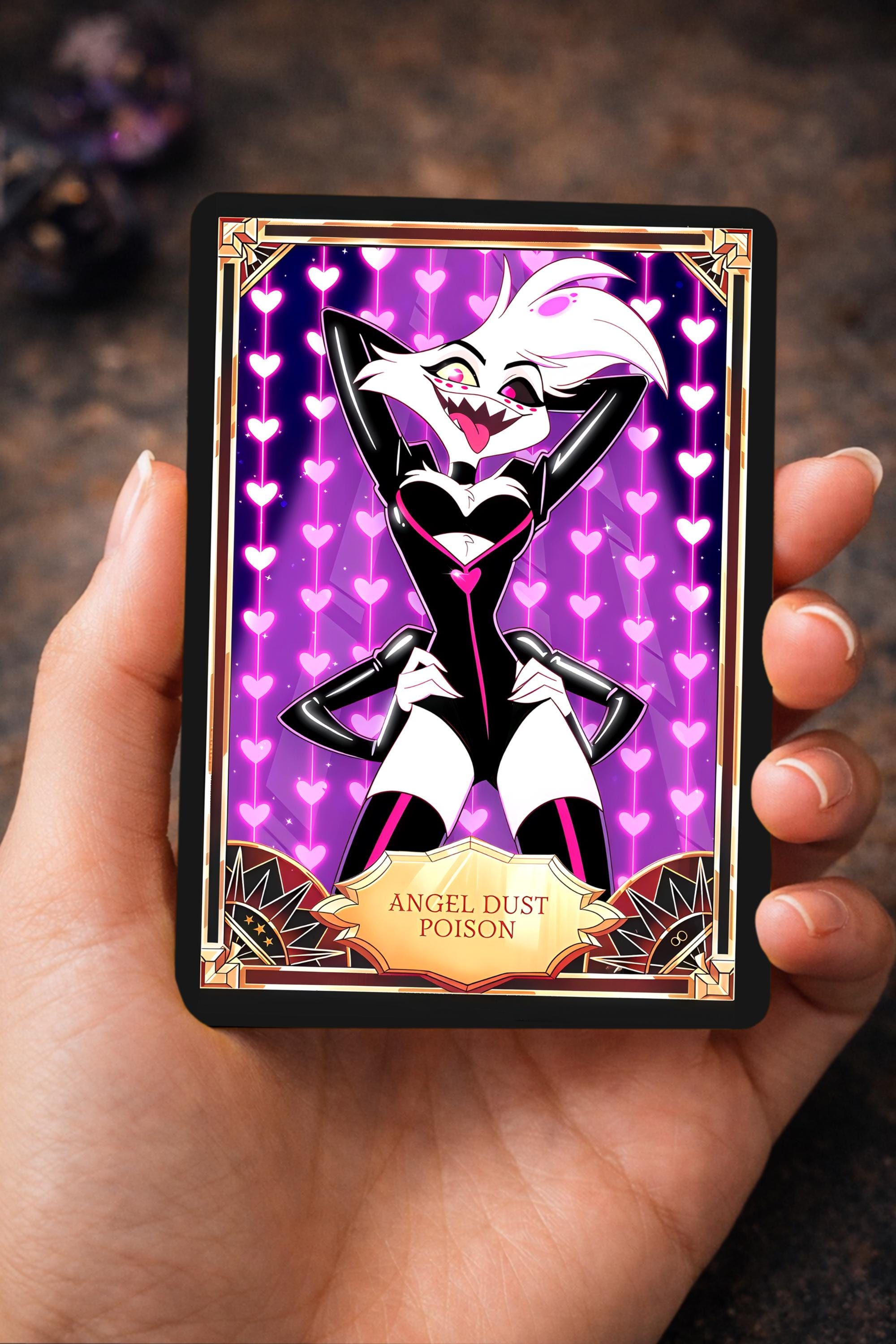 Angel Dust Hazbin Hotel - Card Fanmade - Etsy