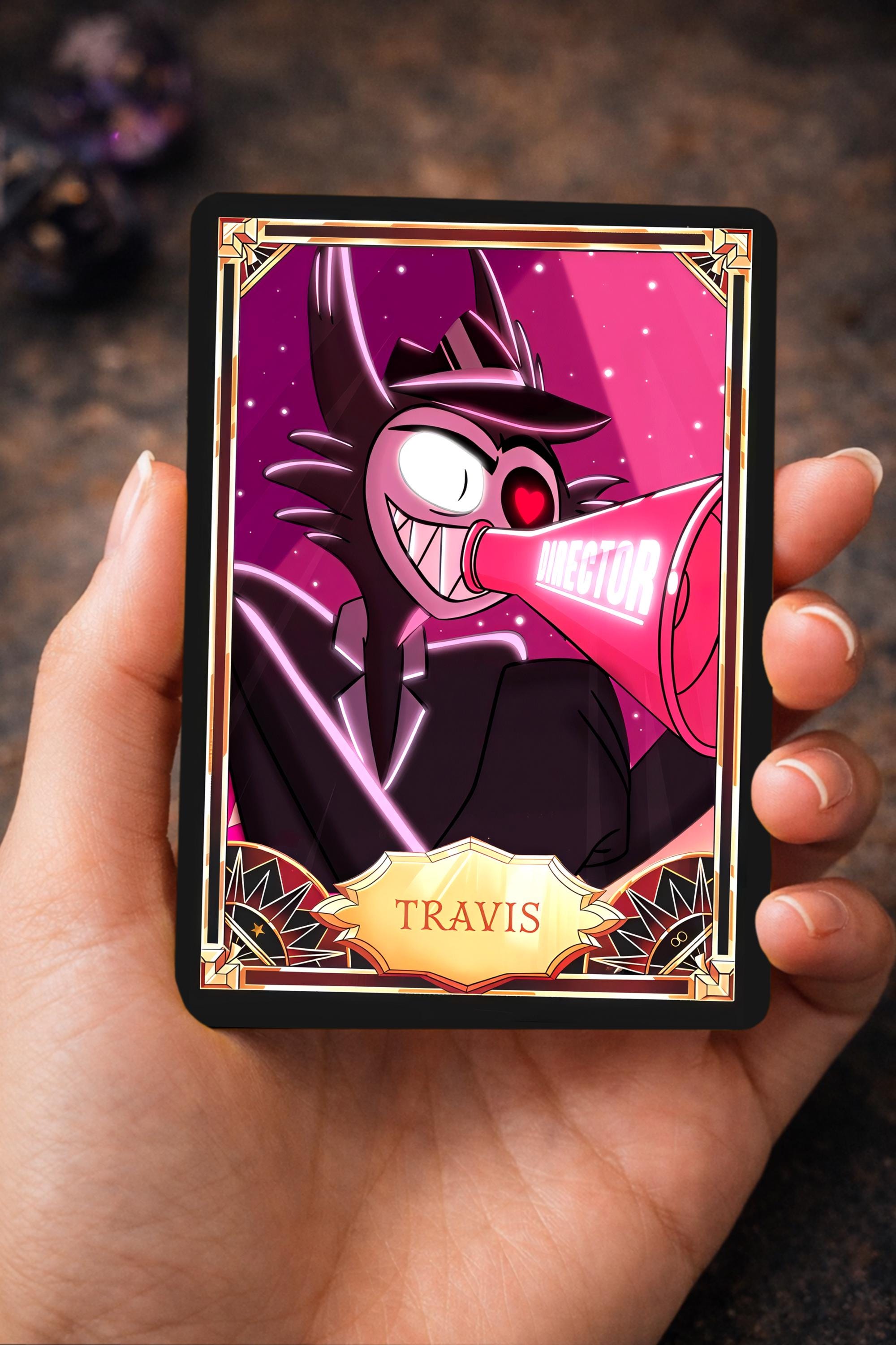 Travis Hazbin Hotel - Card Fanmade - Etsy