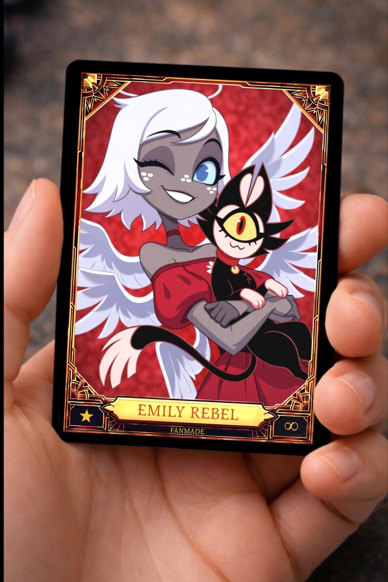 PRE-ORDER Emily Hazbin Hotel - Card Fanmade !! - Etsy