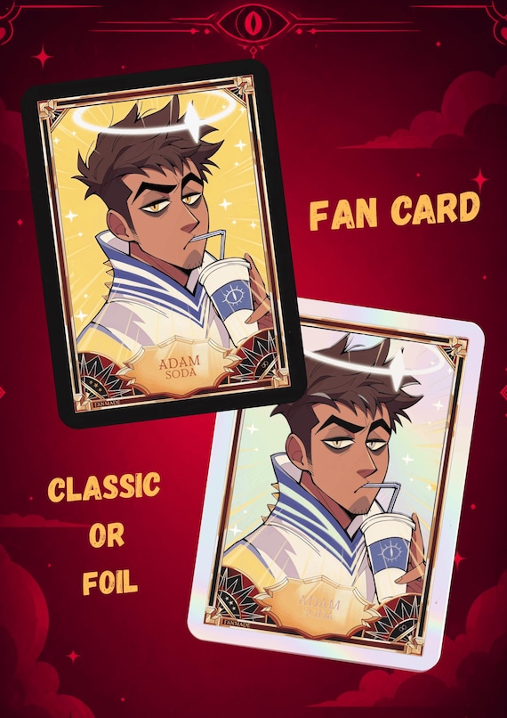 ADAM Hazbin Hotel - Card Fanmade - Etsy Canada