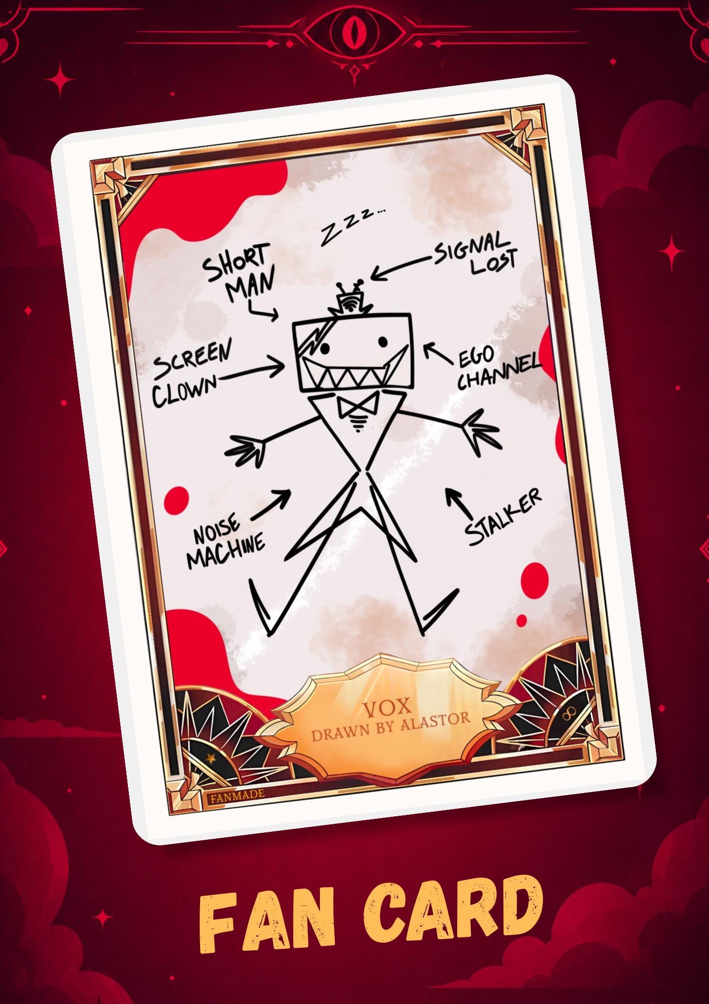 VOX Hazbin Hotel - Card Fanmade - Etsy