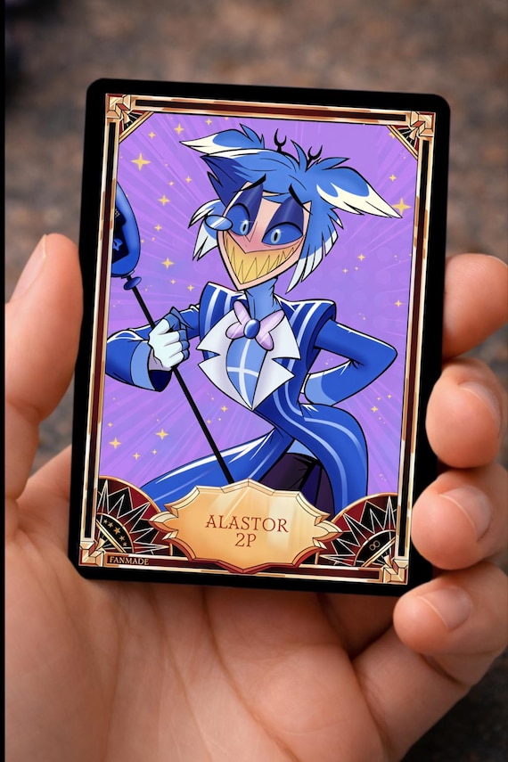 ALASTOR 2P Hazbin Hotel - Card Fanmade PRE ORDER - Etsy