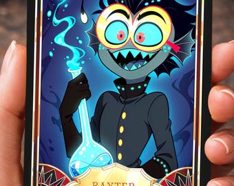 BAXTER Hazbin Hotel - Card Fanmade - Etsy