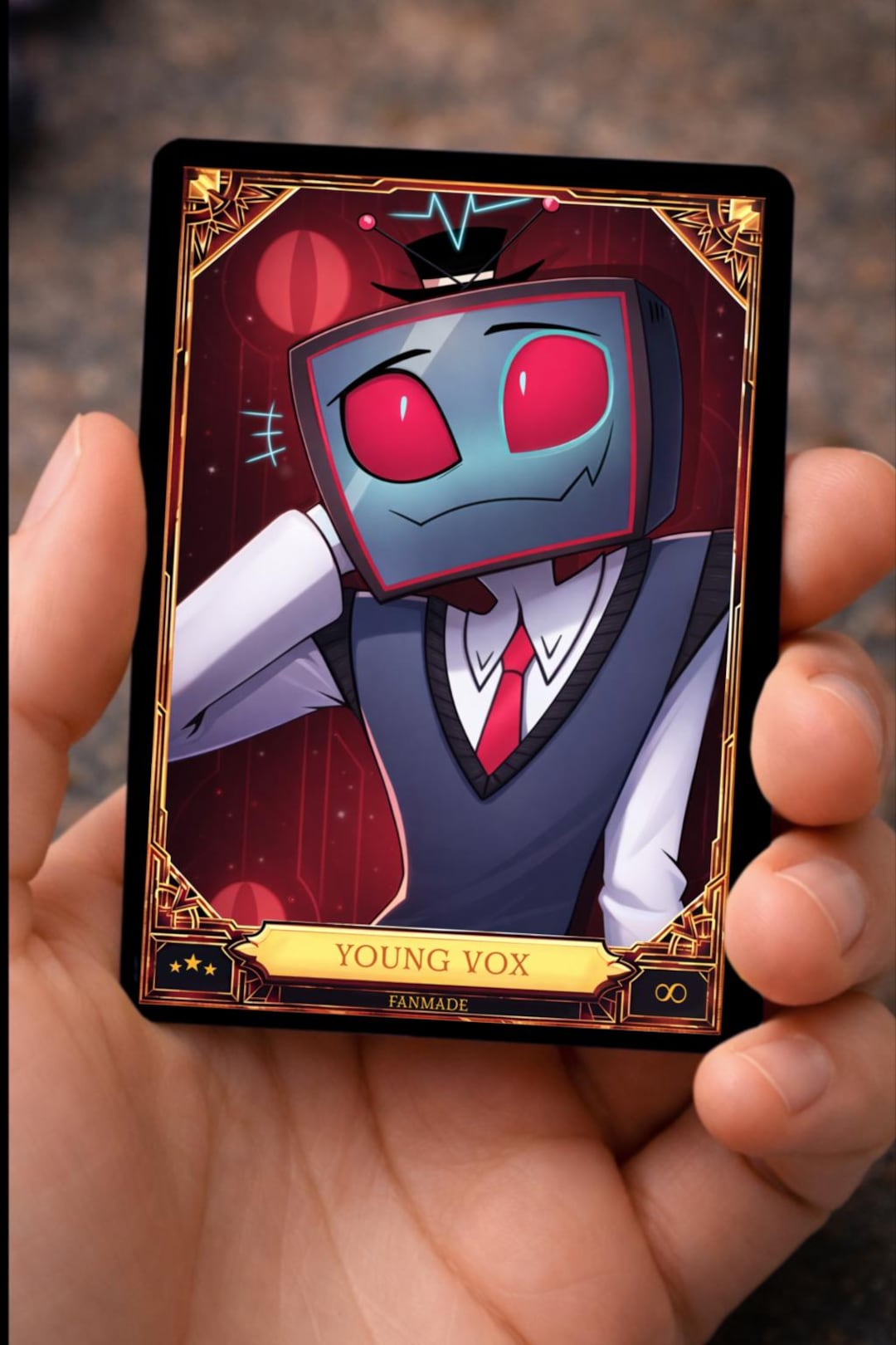 Young VOX Hazbin Hotel - Card Fanmade - Etsy