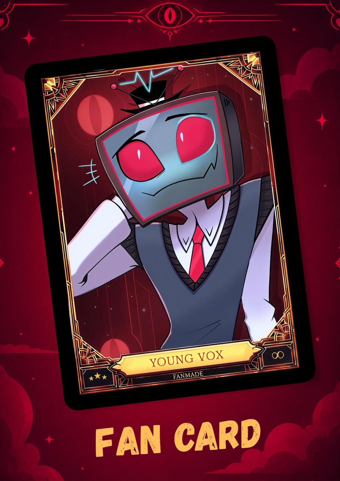 Young VOX Hazbin Hotel - Card Fanmade - Etsy