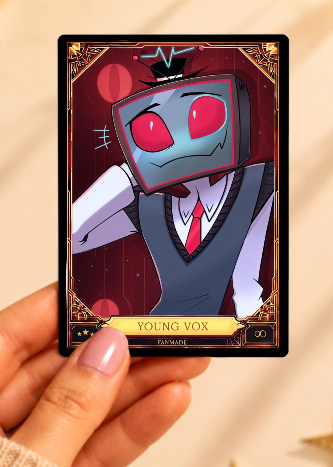 Young VOX Hazbin Hotel - Card Fanmade - Etsy