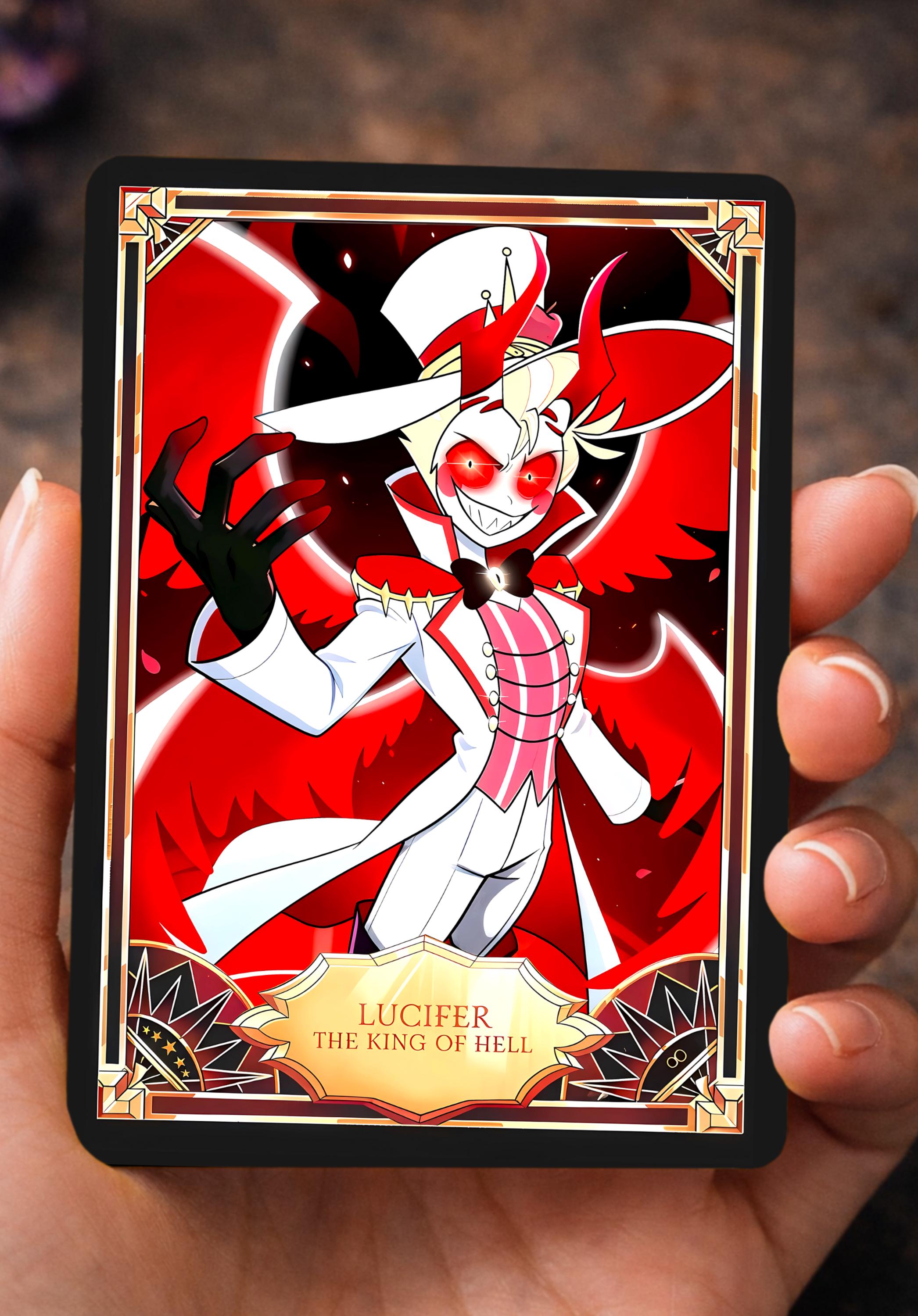 Lucifer Hazbin Hotel - Card Fanmade - Etsy