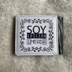 cartera / billetera para sublimación en color blanco