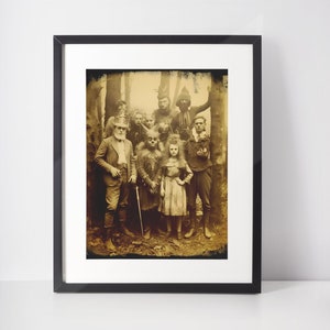 Creepy Vintage Print Occult Wall Art Strange Wall Art Weird Wall Decor Weird Art Weird Home Decor Occult Gallery Wall Witch Housewarming H86