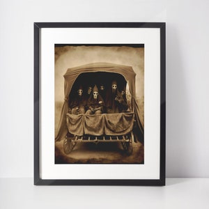 Creepy Victorian Photos Strange Wall Art Weird Wall Art Macabre Wall Decor Macabre Art Macabre Home Decor Halloween Decor