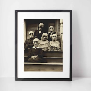 Vintage Spooky Photo Print: Macabre Surrealism Wall Art (Framed or Unframed)