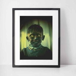 Vintage Spooky Photo Print: Macabre Surrealism Wall Art (Framed or Unframed)