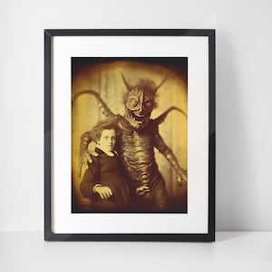 Creepy Victorian Photos Strange Wall Art Weird Wall Art Macabre Wall Decor Macabre Art Macabre Home Decor