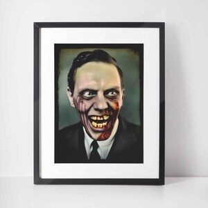 Vintage Spooky Photo Print: Macabre Zombie Wall Art (Framed or Unframed)