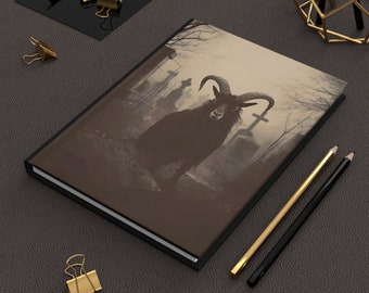 Black Phillip Journal: Gothic Academia Hardcover Notebook