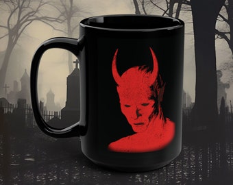 Lucifer Coffee Mug: Satanic Goth Witchy Decor Gift
