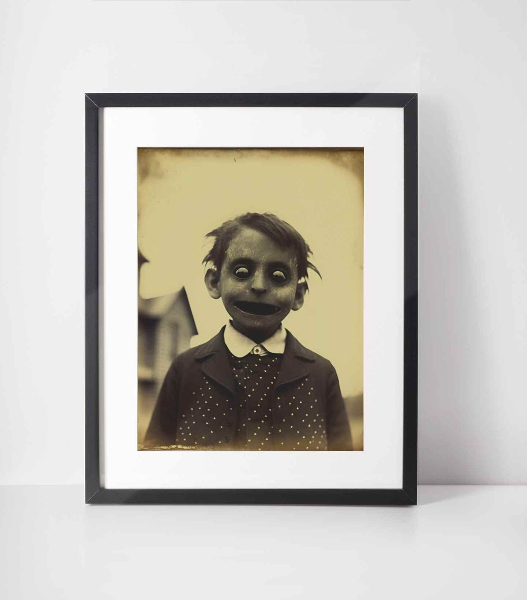 Disturbing Wall Art Print, Surreal Dark Academia Decor, Halloween Decor ...