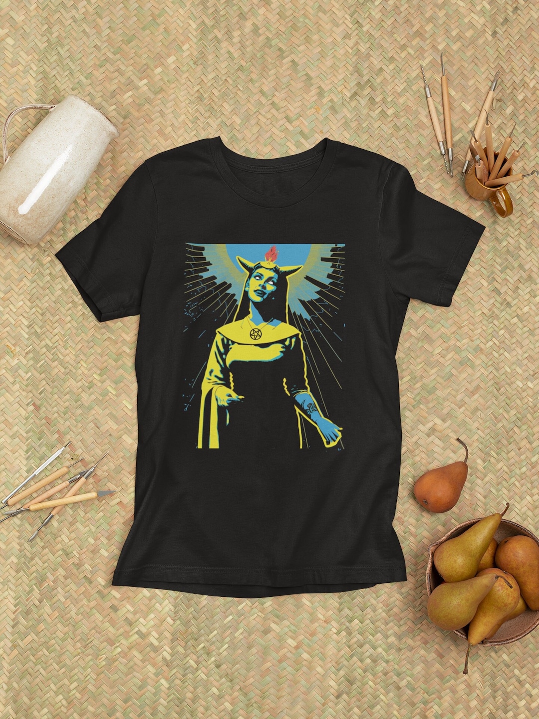 Satanic Merch Evil Nun Pop Art Satanic T-shirt Satanic Shirt Lilith Gift for Satanist ...