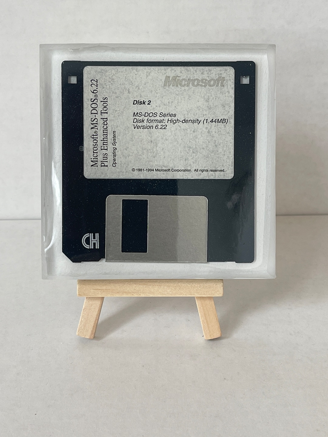 Computer Disk Coaster Ceramic Tile Includes Actual Floppy Disk Etsy