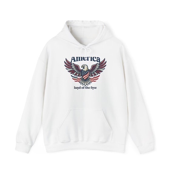 America Eagle hoodie | land of the free sweatshirt