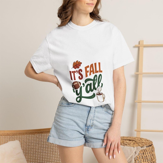 It's Fall Y'all T-shirt | Autumn Football Coffee Tee