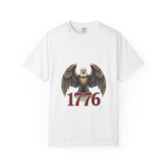 Bald Eagle 1776 T-Shirt | Patriotic American Revolution Tee
