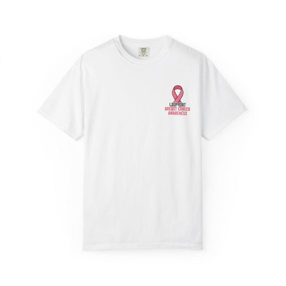 Breast Cancer Awareness Ribbon T-Shirt | Support Survivors, Hope Tee