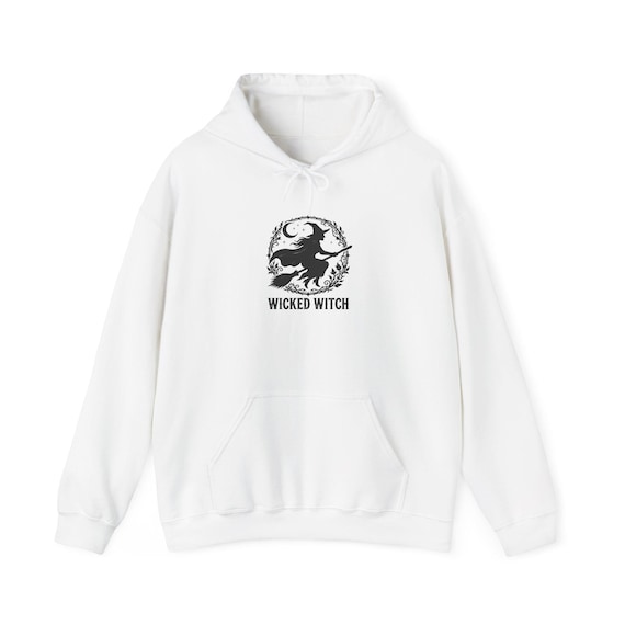 Wicked Witch graphic Hoodie | Halloween witch silhouette sweatshirt