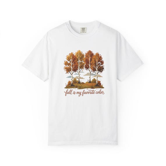 Autumn Trees Landscape T-shirt | Fall Is My Favorite Color tee