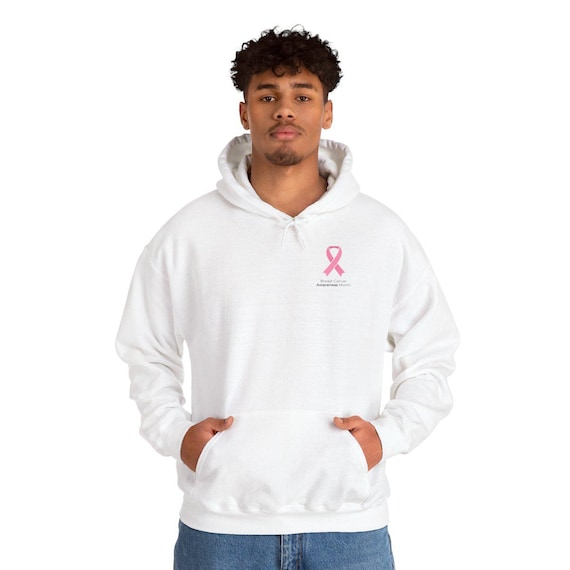 Pink Ribbon Awareness Hoodie | Breast Cancer Support Sweatshirt