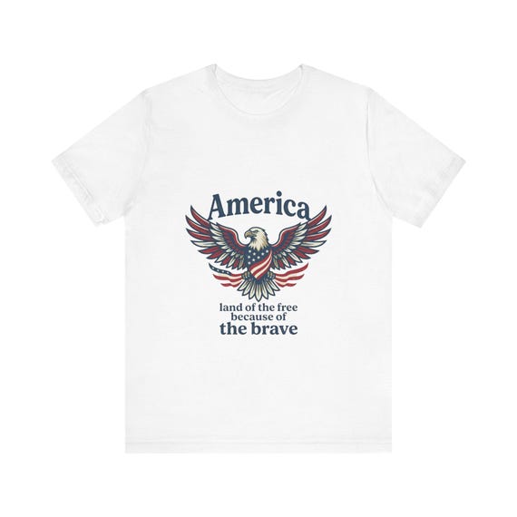 Vintage Americana Eagle Graphic Tee | Land of the Free Shirt