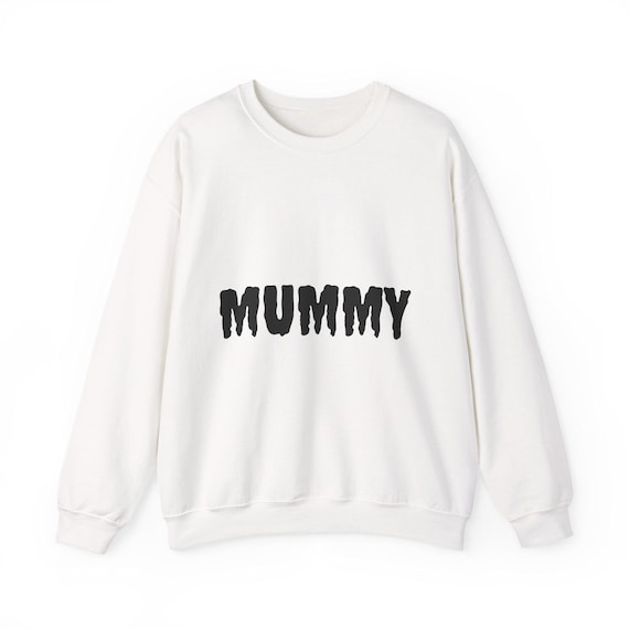 MUMMY sweatshirt | Halloween spooky text crewneck
