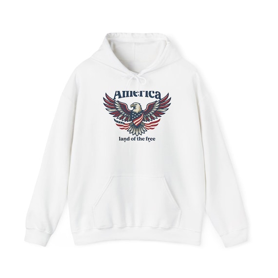 America Eagle hoodie | land of the free sweatshirt
