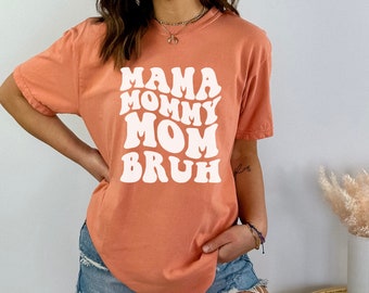 Retro Mama Shirt, lustiges Mama Shirt, Geschenk für Mama, Muttertagsgeschenke, Mama Shirt, Mama Shirt, süßes Mama Shirt, neue Mama Geschenk, Mama Leben Shirt