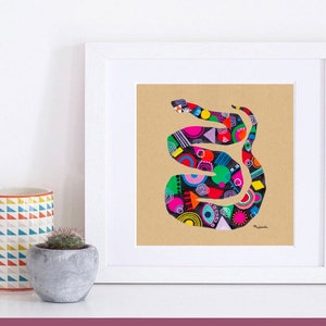 Snake Illustration Fine Art Print