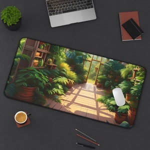Tapete de mesa para estufa, mousepad para amantes da natureza, tapete de jogos de cartas extra grande