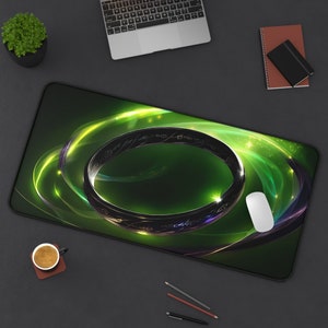 Tappetino da scrivania One Ring, tappetino per mouse artistico unico, tappetino per giochi di carte extra large, fantastico tappetino per mouse ispirato al Signore degli Anelli