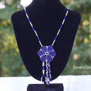 Handmade beaded Necklace | Beautiful Flower necklace | Mexican Jewelry | Bohemian Necklace | Gifts for Her | Huichol Necklace.