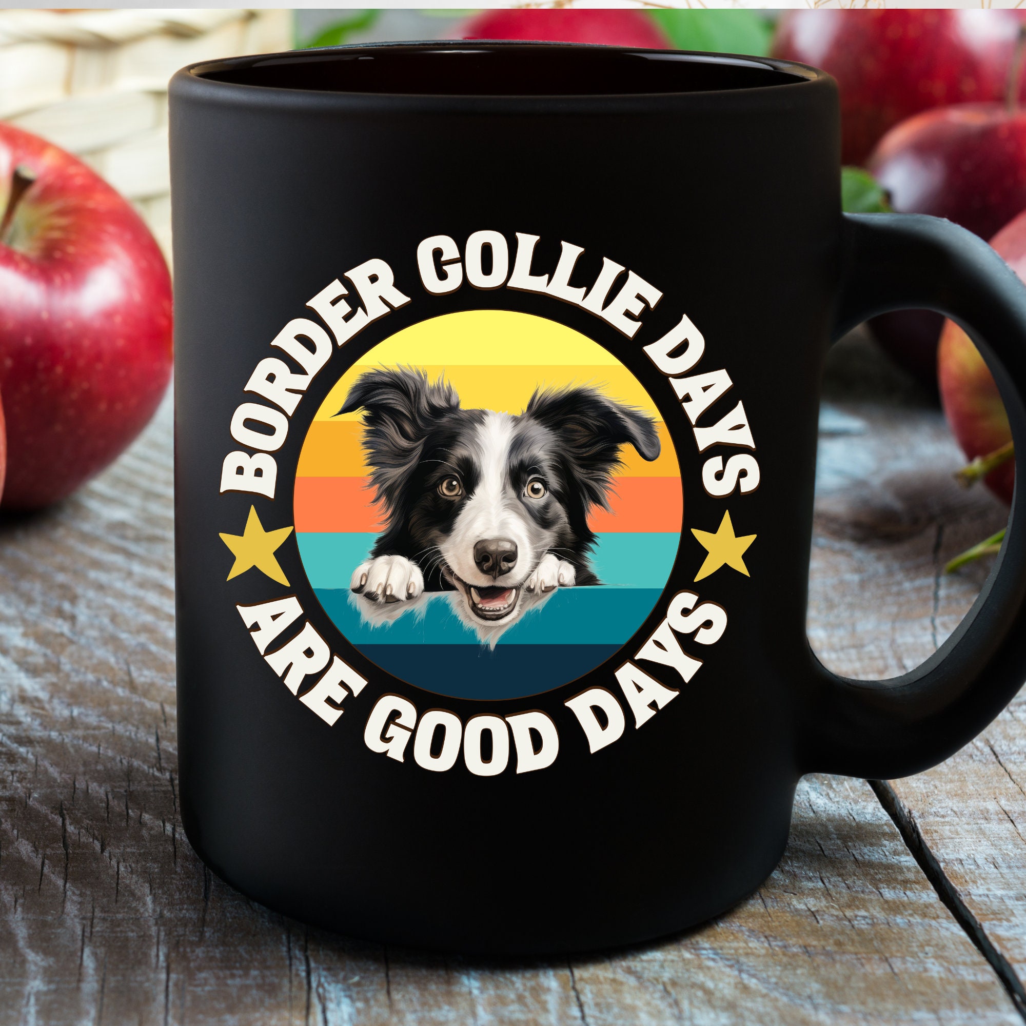 Border Collie Dog Gift Coffee Mug Mom Dad Owner Lover Christmas Birthday Anniversary New Pet