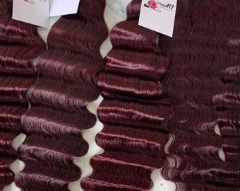 Virgin Deep Wave Human Hair Weave Bundle| High Quality Hair| Hair Extensions