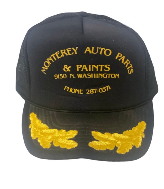 Monterey Auto Parts Trucker Hat With Adjustable Sn