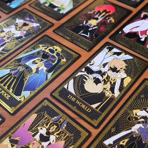 Cartas del Tarot de Genshin Impact / Arcanos Mayores 22 Cartas