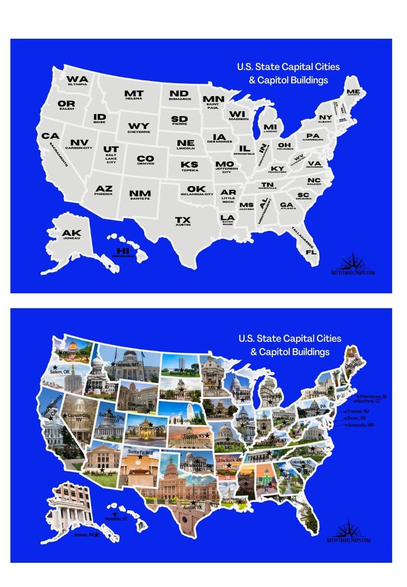 BOGO USA Scratchoff Map, Scratchoff Poster, Bucket List, US States