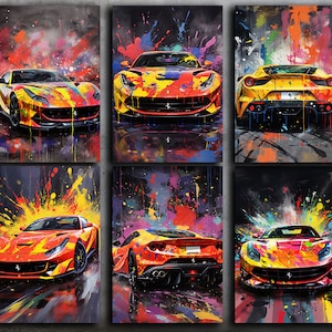 Ferrari 812 Competizione High-quality paintings/posters |Ferrari Bundle | Digital Prints