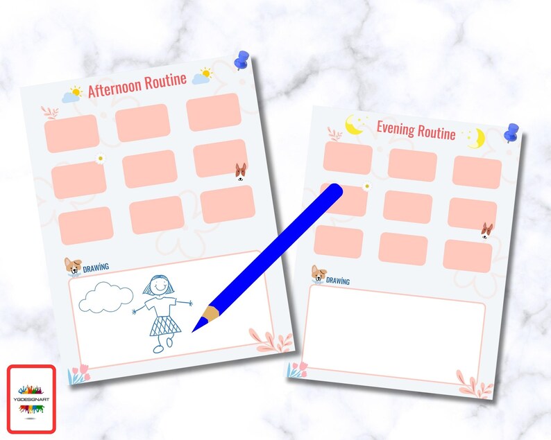 Kids Daily Journal Printable Journal for Kids Diary for Children Kids Activity Drawing Page ...