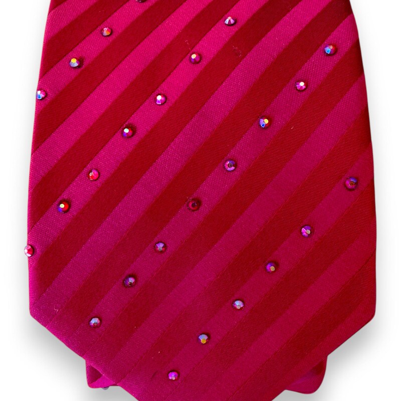 Hot Pink Bling Tie Women - Etsy