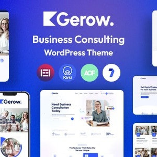 Gerow Business Consulting WordPress Theme GPL Download | WordPress Premium Unlimited License | Instant Access