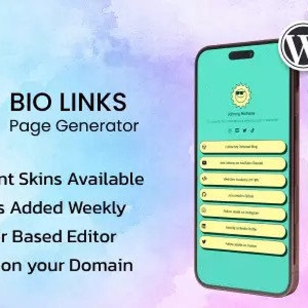 Meeek  Elementor Bio Links Builder for WordPress GPL Download | WordPress Premium Unlimited License | Instant Acces