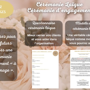 Secular Ceremony Planning Kit - Complete Guide, Speeches and Vow Templates, Personalized Wedding Checklists
